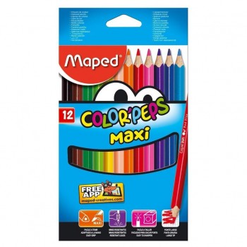 ЦВЕТНИ МОЛИВИ MAPED COLOR PEPS 12 Цвята