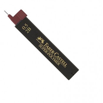 Графити мини Faber-Castell 2B 0.5  мм. 12бр.