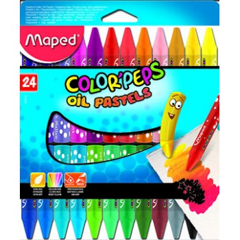 ПАСТЕЛИ МАСЛЕНИ Мапед COLOR PEPS 24 цвята