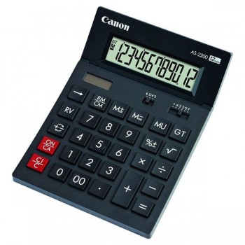 Калкулатор настолен Canon AS – 2200 12-разряден голям