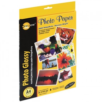 Хартия Yellow One фото A4 Glossy 20 листа, 180 g/m2