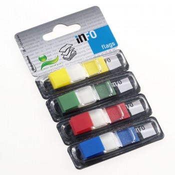 Лепящи индекси Info Notes 12,5x43 mm 4x36 листа