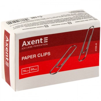 Кламери никелирани 78 mm Axent 50 бр