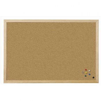 Коркова табло с дървена рамка Bi-Office 30х40 cm